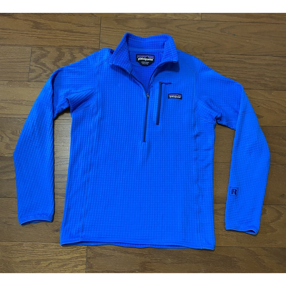 Mens Patagonia R1 Pullover Hoody Regulator Polartec Fleece 1/4 Zip Jacket Small